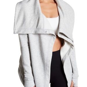 Z by Zella Shooting Star Drape Collar Cardigan